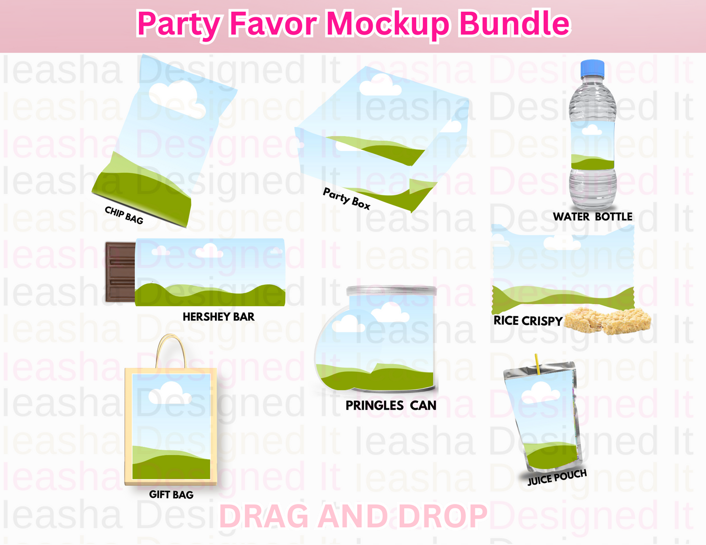 Party Favor Mockup Bundle